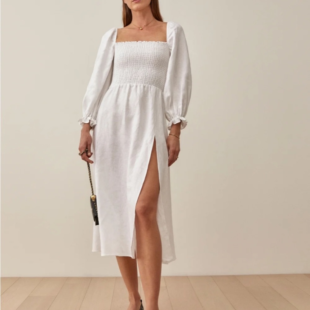 Reformation Petites Gitane Linen Dress